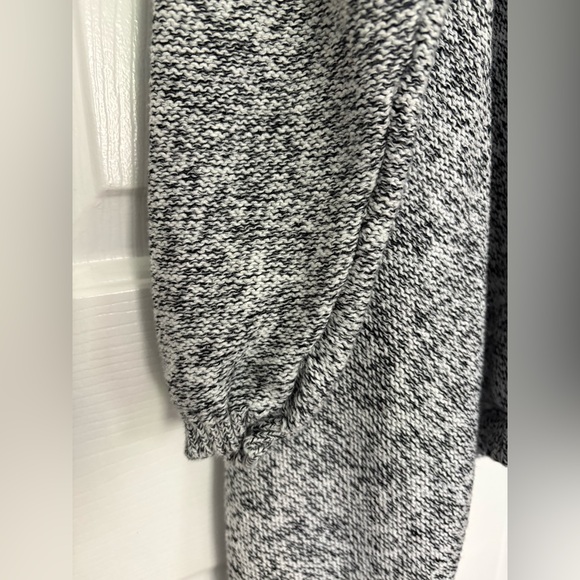 HP🎉 Philosophy Open-Front Draped Cardigan Women's Cotton Marled Sweater Size L - Picture 5 of 7